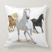 Horses Pillow throwpillow