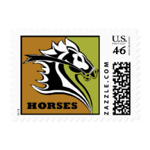 HORSES Postage Stamps
