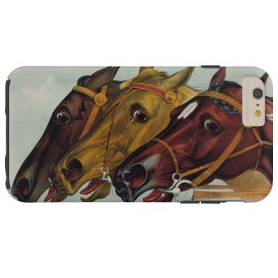 Horses Poster Tough iPhone 6 Plus Case