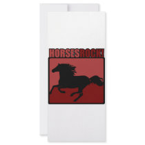 Horses Rock! #3 rack cards by designs_that_rock Horses Rock! #3 rack cards