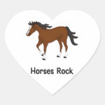 Horses Rock (bay) Stickers