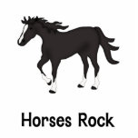 Horses Rock (black) Photo Sculpture
