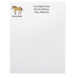 Horses Rock (buckskin) Personalized Letterhead