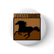 Horses Rock! buttons by designs_that_rock Horses Rock! buttons