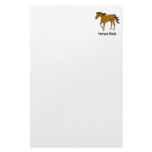 Horses Rock (chestnut) Customized Stationery