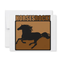 Horses Rock! invitations by designs_that_rock Horses Rock! invitations