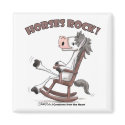 Horses Rock! magnets by creationhrt Horses Rock! magnets