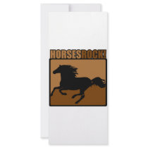 Horses Rock! rack cards by designs_that_rock Horses Rock! rack cards