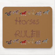 Horses RULE!!! mousepads