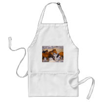 Horses running aprons by PawsandClaws Horses running aprons