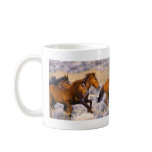 Horses running mugs