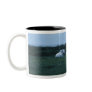 Horses sitting in field, Perci, Quebec, Canada Mugs