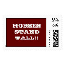 HORSES STAND TALL!! postage by RobbieY HORSES STAND TALL!! postage