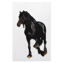 Horses sudden turn stationery paper