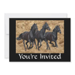 Horses Wild Invitation