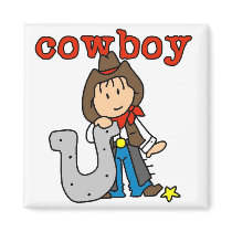 Horseshoe Cowboy Tshirts and Gifts magnets