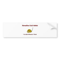 Horseshoe Crab Addict bumper stickers