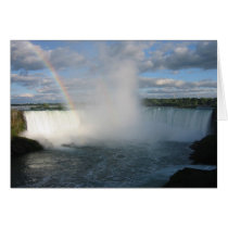 Horseshoe Falls And Rainbow From The Canadian Side Cards