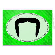 Horseshoe Mustache Card