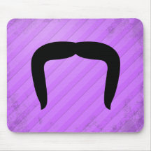 Horseshoe Mustache Mouse Pad