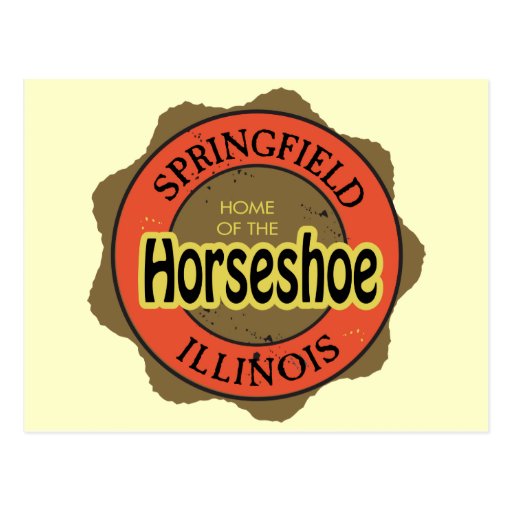 Horseshoe Sandwich Springfield Illinois Postcard Zazzle