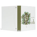 Horseshoe &amp; Shamrocks Luck-O-The Irish 3 Ring Binders