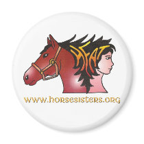 HorseSisters Logo magnets by horsesisters HorseSisters Logo magnets