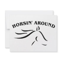 Horsin' Around invitations by OneStopGiftShop Horsin' Around invitations