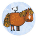 horsing around stickers
