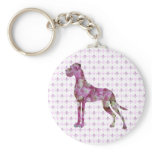 Hortensien Dogge Keychains