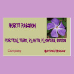 HORTI PASSION, HORTICULTURE,... business cards