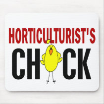 HORTICULTURIST’S CHICK mousepads