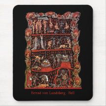 Hortus Deliciarum Hell Mouse Mats