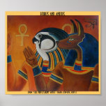 Horus and Anubis Poster