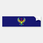 Horus falcon eye falcon hawk eye bumper sticker