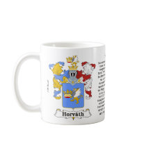 Horvath Family Hungarian Coat of Arm mug by NemethArt Horvath Family Hungarian Coat of Arm mug