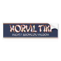 Horvil Tiki Bumper bumper stickers