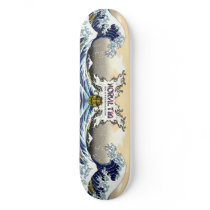 Horvil Tiki Skateboards - Great Wave by HorvilTiki Horvil Tiki Skateboards - Great Wave