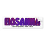 HOSANNA BUMPER STICKER