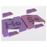 Hose as Ho Holmium and Se Selemium Letterhead Design