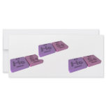 Hose as Ho Holmium and Se Selemium rack cards