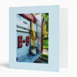 Hose in Bucket on Fire Truck Binder