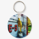 Hose in Bucket on Fire Truck keychain