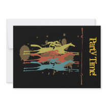 Hose Racing Party  Invitations