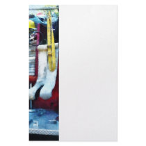 Hoses in Fire Truck Customized Stationery