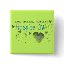 Hospice CNA Green Hearts Pin