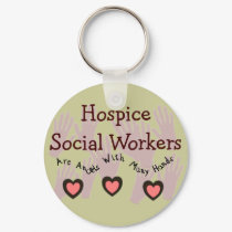 Hospice Social Workers "Angels With Many Hands" keychains by ProfessionalDesigns Hospice Social Workers "Angels With Many Hands" keychains