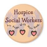 Hospice Social Workers "Angels With Many Hands" Refrigerator Magnets