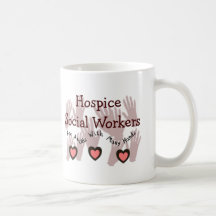 Hospice Social Workers "Angels With Many Hands" Coffee Mugs