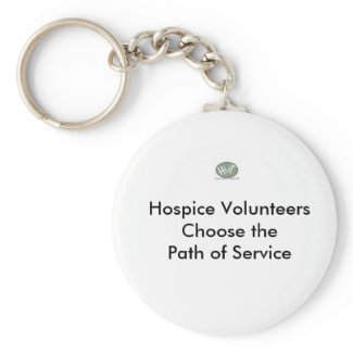 Hospice Volunteers Key Chain keychain